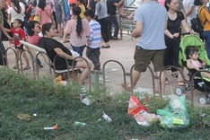 Litter spoils sites during holiday period