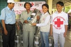 German Red Cross aids local flooded areas