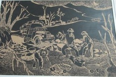 3D-printed artwork reaches for viewers