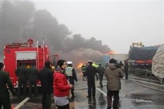 9 killed in east China pile-up