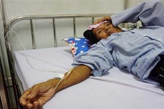 Widow suffers kidney problems after losing husband and children