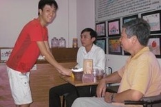 Disabled children learn life skills at Hanoi cafe