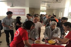Charity porridge for poor patients