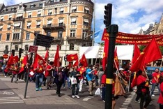 Vietnamese nationals in Scandinavia protest China