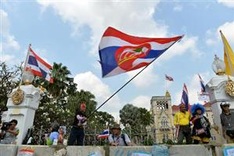 Thai policeman shot dead in protest clashes