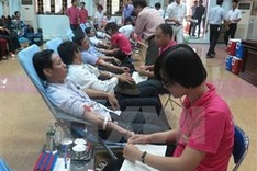 Country donates blood to save lives