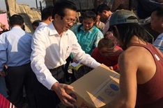 Emergency relief for OVs victims of fire in Cambodia
