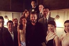 David Beckham invites Vietnamese stars to attend Beijing party