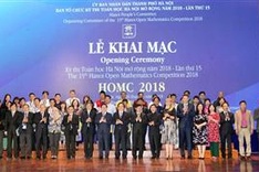 Hanoi Open Math contest held with international contestants for the first time