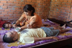 Paralysed father can't afford milk for his child