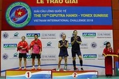 Vietnamese pair win mixed doubles crown at Ciputra Hanoi badminton tournament