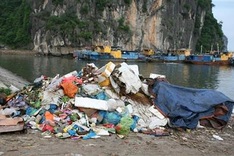 Ha Long Bay attacked by solid wastes