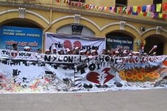 Largest plastic painting helps protect environment