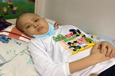 Little boy struggles against leukaemia