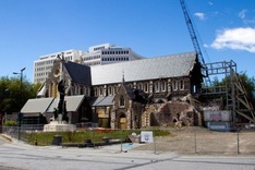 N.Z. quake city puts faith in cardboard cathedral