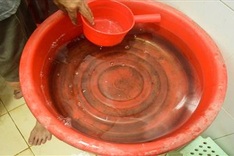 Thousands in Hanoi struggle with contaminated water