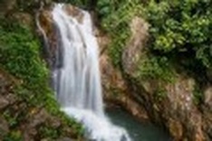 Upstreaming to Choi Waterfall