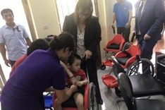 Israeli Embassy donates 100 wheelchairs to children with disabilities