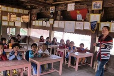 Communal house provides education for highland children