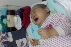 Baby boy tortured by leukaemia