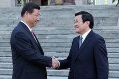 Vietnamese, Chinese Presidents hold talks in Beijing