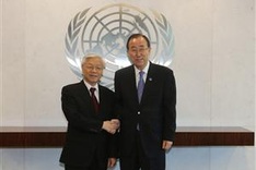 Party chief thanks UN for support to Vietnam