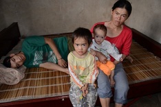 Malnourished little boys in need of help