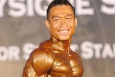 Anh Thong goes for gold at bodybuilding championship