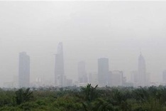 Fog covers HCM City