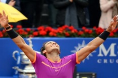 Red-hot Nadal wins 'dream' 10th Barcelona Open