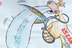 Patriotic cartoonists lampoon China