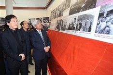 Photos of late General Vo Nguyen Giap on display