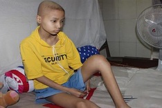 Poor student battling bone cancer