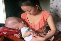 Mother of ill baby shares donation