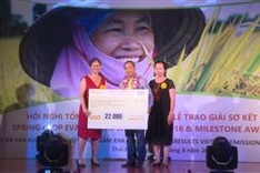 US$100,000 presented to solvers of rice cultivation with less greenhouse gas emissions