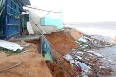Dozens of households threatened by erosion