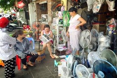 North, centre to swelter