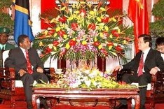 Vietnamese leaders meet Zanzibar President