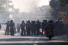 Protest, scuffles in Iran over currency crisis