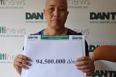 Over VND94m donated to sick widow