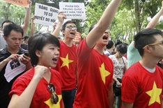 Vietnam protesters march against China’s illegal actions