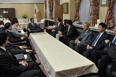 Public Security Minister visits Japan
