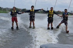 Water-skiing on Saigon River