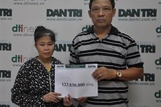 Readers donate over VND123 million to sick family