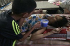 Fatherless boy takes care of dying mother