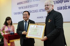British Council director honoured for contribution to education