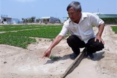 Saline intrusion attacks Ninh Thuận