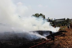 Hot, dry season brings fire to HCM City