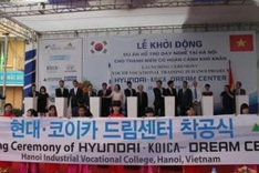 Vocational training project for disadvantaged students in Hanoi launched