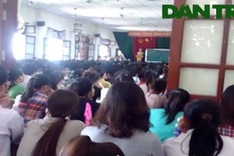 Students trained on exam essays